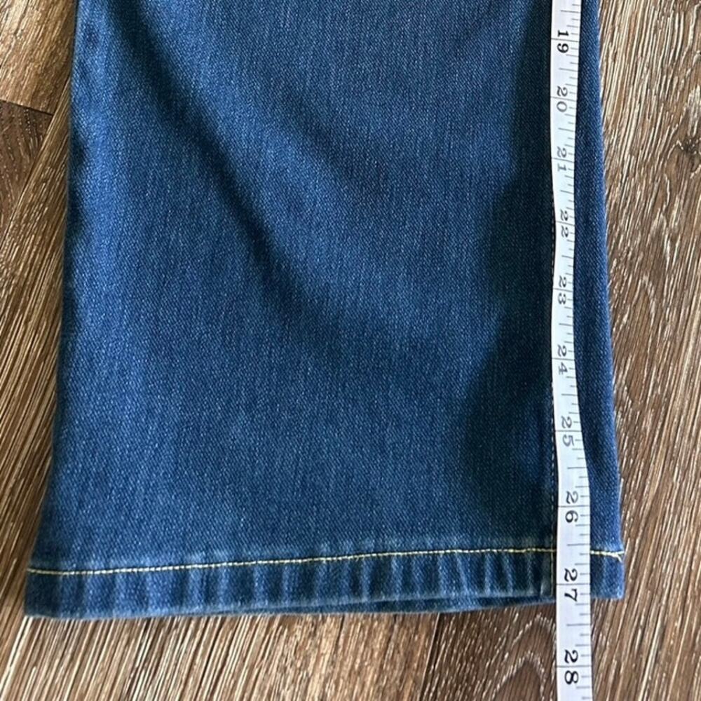Halara Women’s Stretch Straight-Leg Pants, Denim Look, Size XL” - Picture 4 of 8